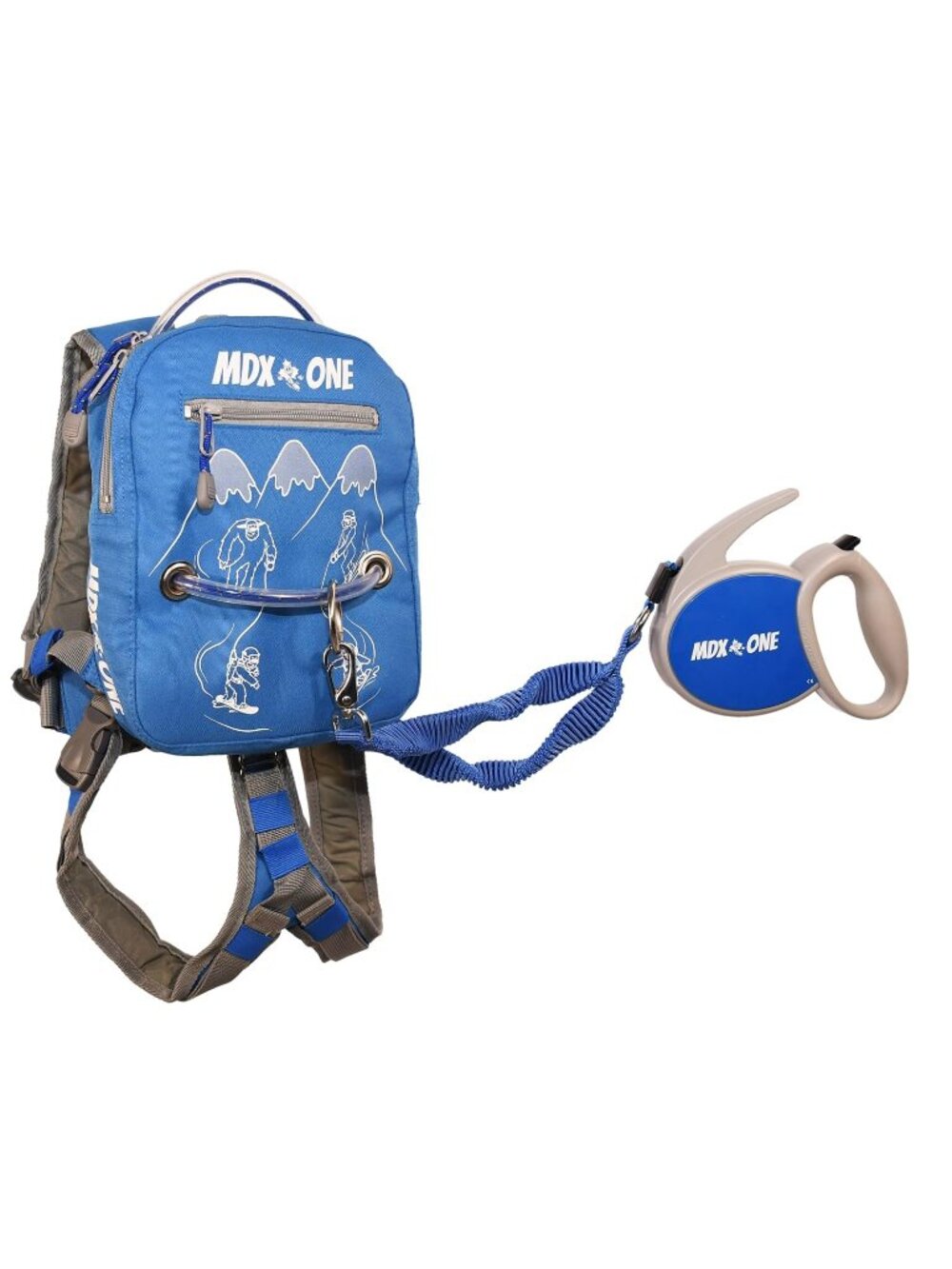 MDXONE Kids Ski  Snowboard Harness Shock-Absorbing Bungees, Backpack & Removable